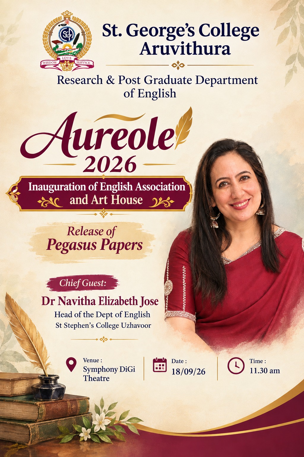 Aureole 2026 - Inauguration of English Association and Art House